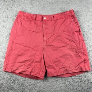 Polo by Ralph Lauren Shorts Mens 40 Red Chino Flat Front 100% Cotton Classic Fit
